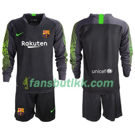 Fotballdrakt FC Barcelona Keeper Barn Bortetrøye 2019-2020 Langermet